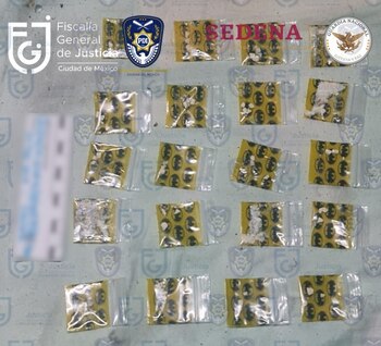 Fueron aseguradas diversas dosis que