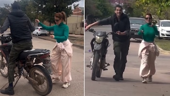 El insólito percance de Miriam Lanzoni en medio de un paseo por su pueblo natal: “Espichó”