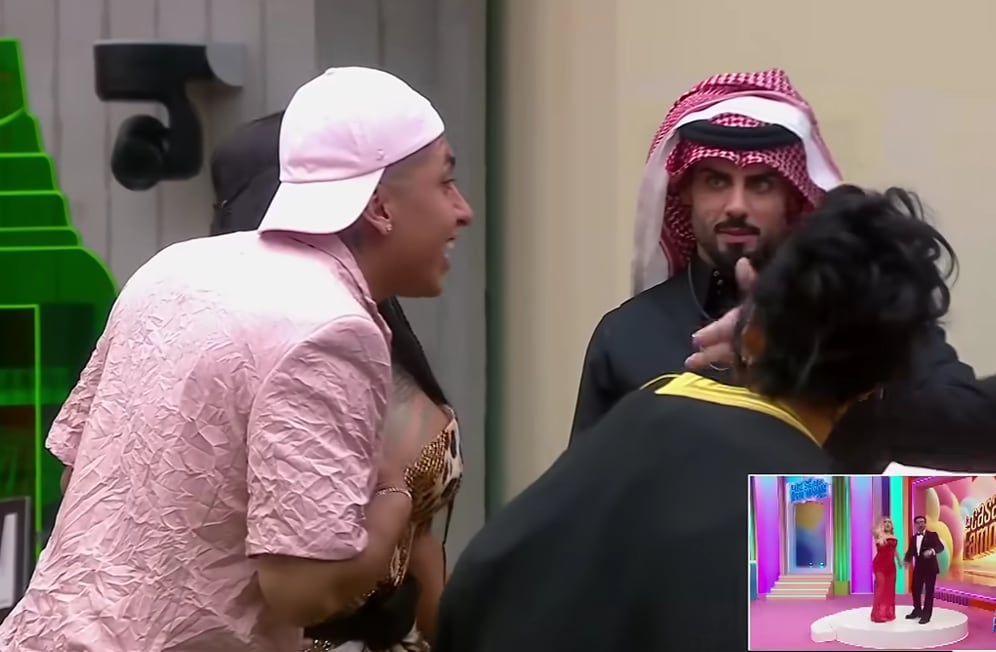 Durante el segundo posicionamiento de La Casa de los Famosos México, Masad Altamimi le exigió a Ese Pérez que respetara su religión y su cultura. (Captura de pantalla TikTok La Casa de los Famosos México)