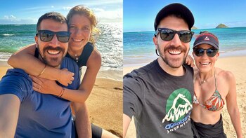 José Peláez y su novia