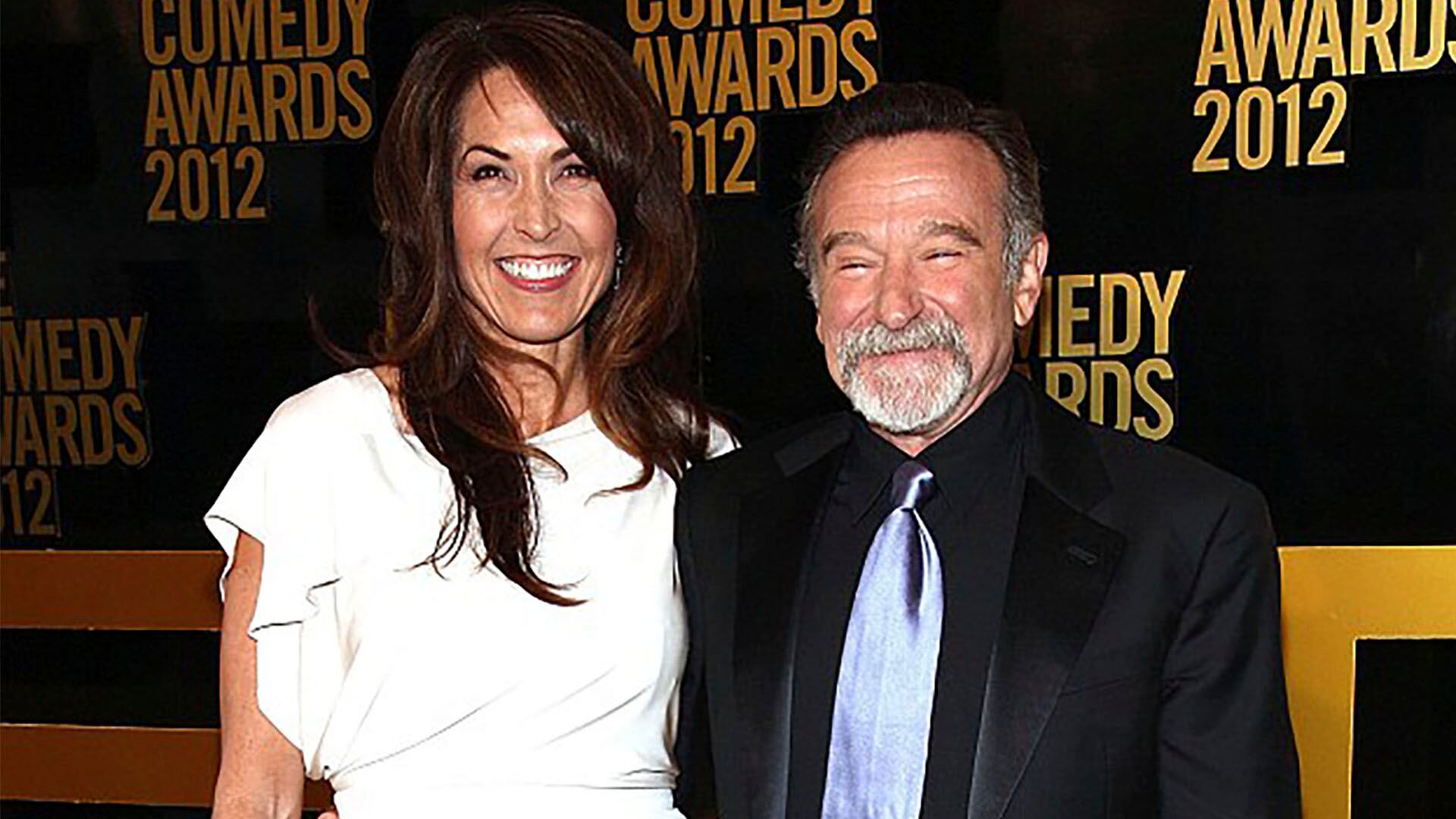 Robin Williams con su esposa Susan Schneider. Estaban casados desde 2011