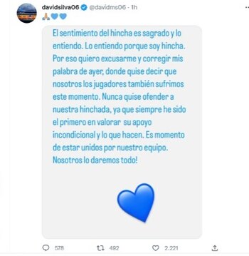 El capitán azul dio explosivas