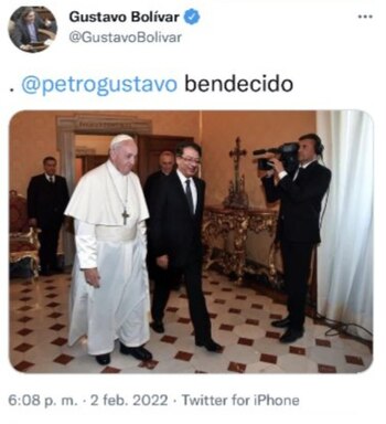 Gustavo Bolívar y Lucía Bastidas