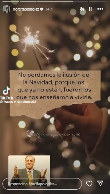 Susy Díaz recibió la Navidad