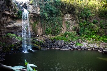 Cascada Blanca, Salto de Santa