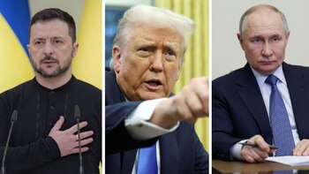 Delegaciones de EEUU, Rusia y