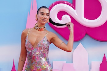 Dua Lipa en la premiere