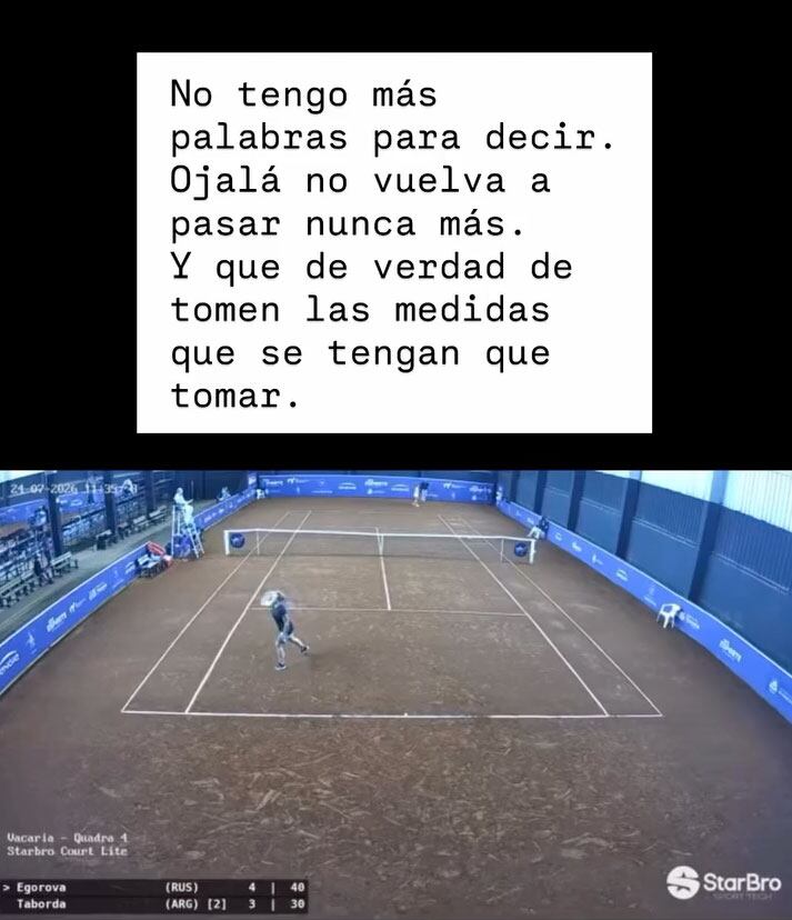 Martina Capurro terminó muy enojada (captura Instagram)