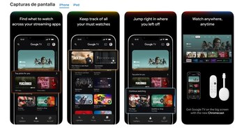 Aunque con menos impacto que sus rivales, el gigante del internet también busca entrar al streaming con Google TV. (Google TV)