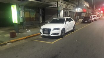 El auto de la víctima