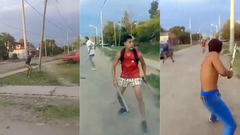 Tras los disparos, uno de