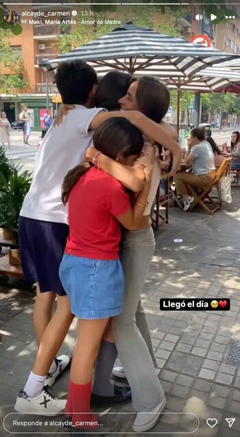 Historia compartida en redes sociales