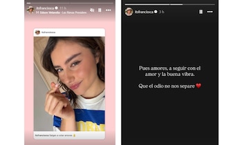 Francisca Estevez reaccionó a la victoria de Abelardo de la Espriella - crédito @itsfrancissca/IG