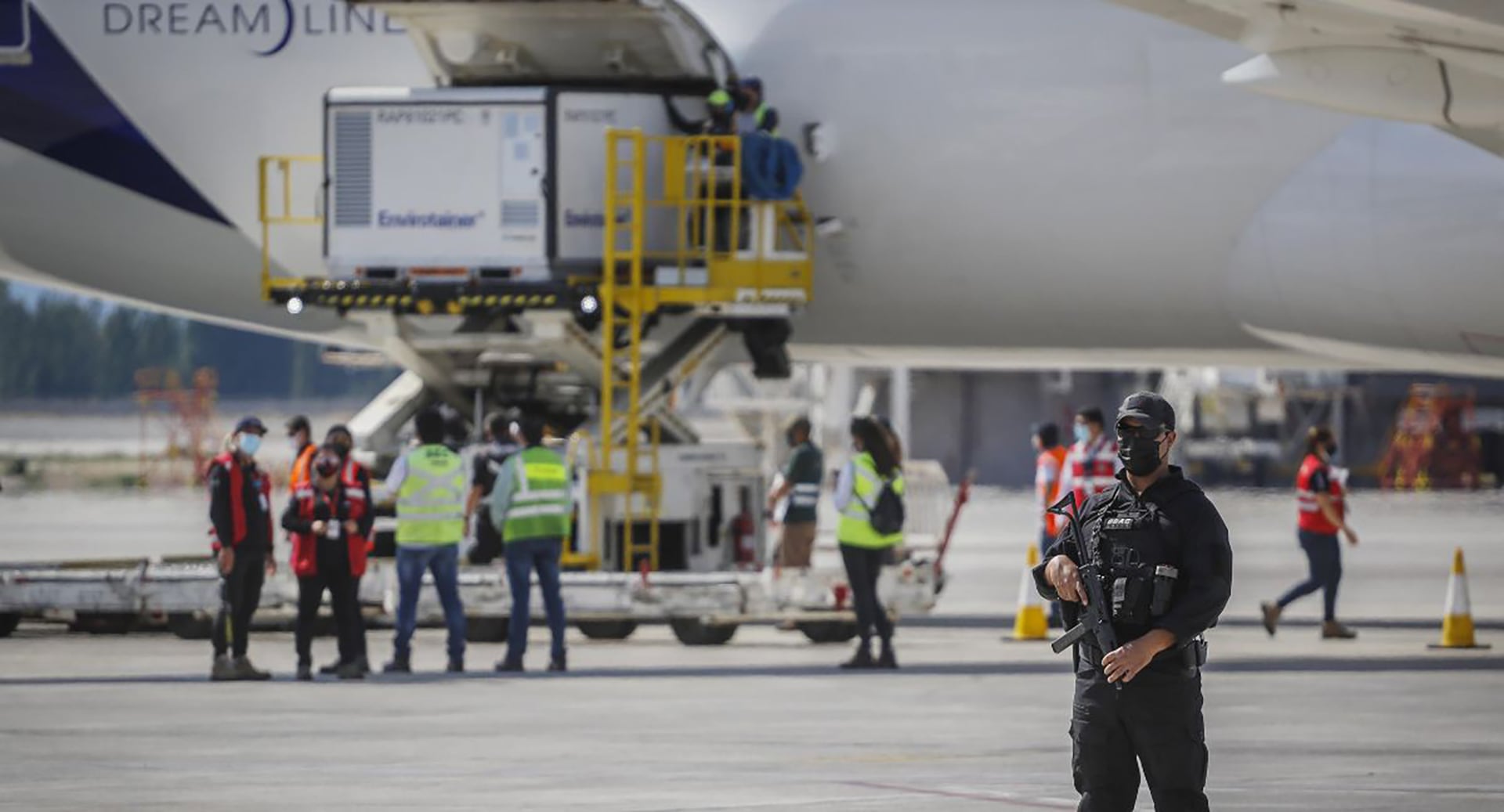 Imagen de referencia de un dispositivo de seguridad en el Aeropuerto Tocumen, en Panamá. Foto de archivo