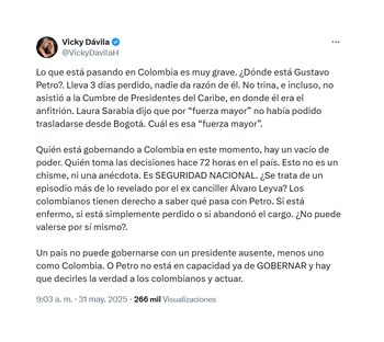 Trino de Vicky Dávila por