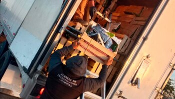 El cargamento de fentanilo decomisado