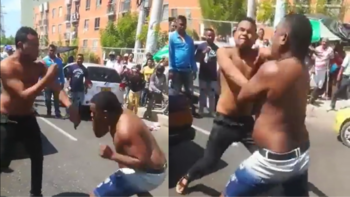 Pelea en Cartagena