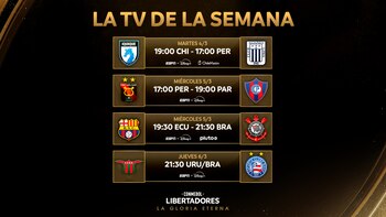 Programación televisiva del Melgar vs