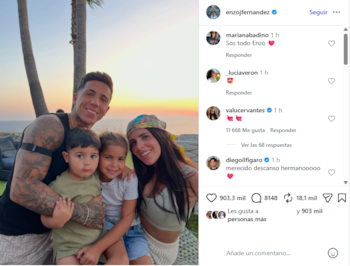 Las vacaciones de Valentina Cervantes y Enzo Fernández en Ibiza