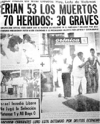 La tapa de Crónica con