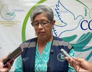 Francia Maradiaga, coordinadora de la Defensoría de Personas con VIH del Conadeh