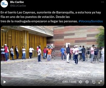 En Barranquilla hay filas desde