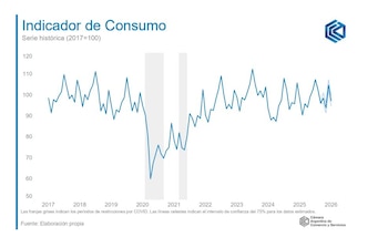 Evolución del indicador de consumo