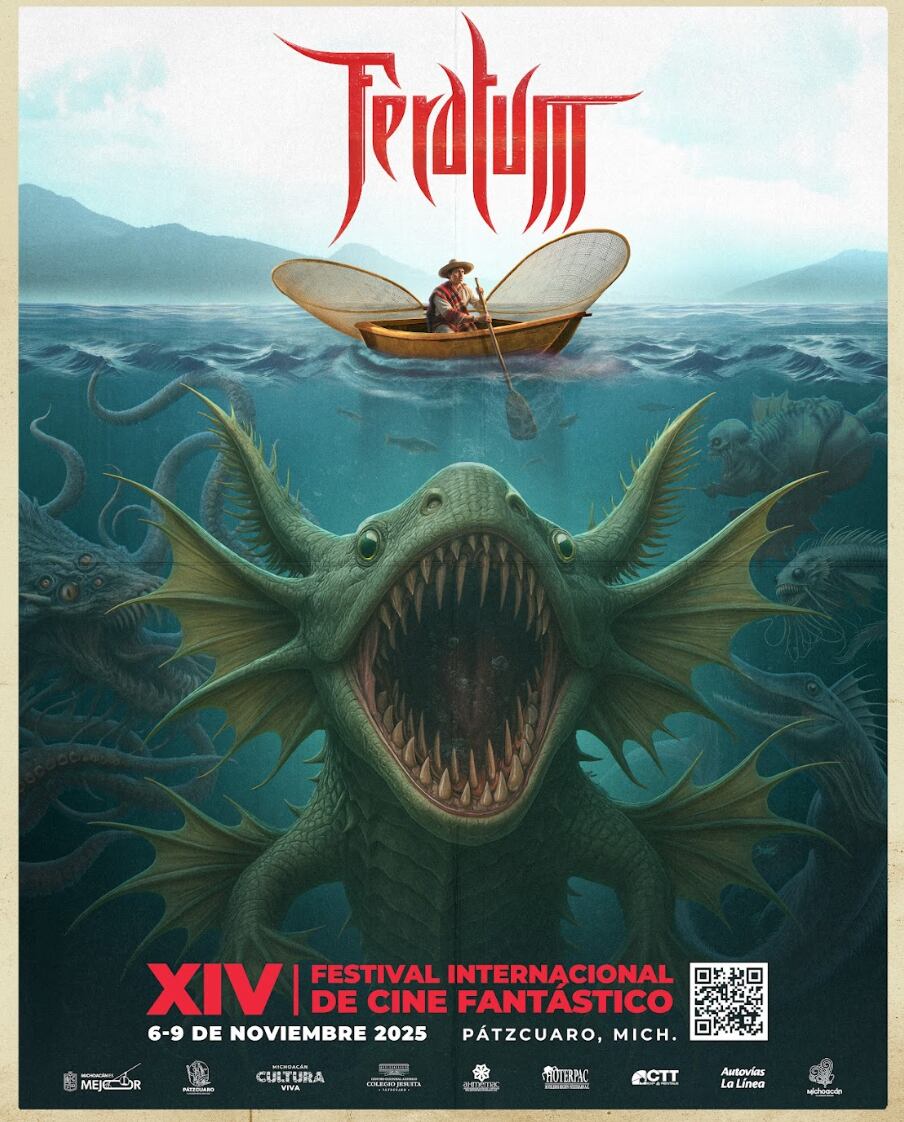La 14ª edición del Festival Internacional de Cine Fantástico FERATUM se llevará a cabo del 6 al 9 de noviembre en Pátzcuaro, Michoacán, celebrando este año la temática de monstruos marinos