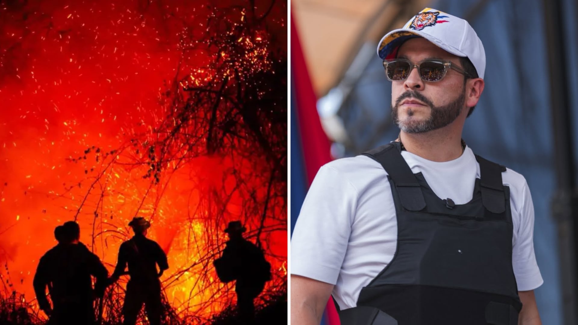 El jefe de Estado afirmó ue hay más de 50.000 hectareas afectadas - crédito @delaespriella_style/Instagram - Gobernacion de Tolima