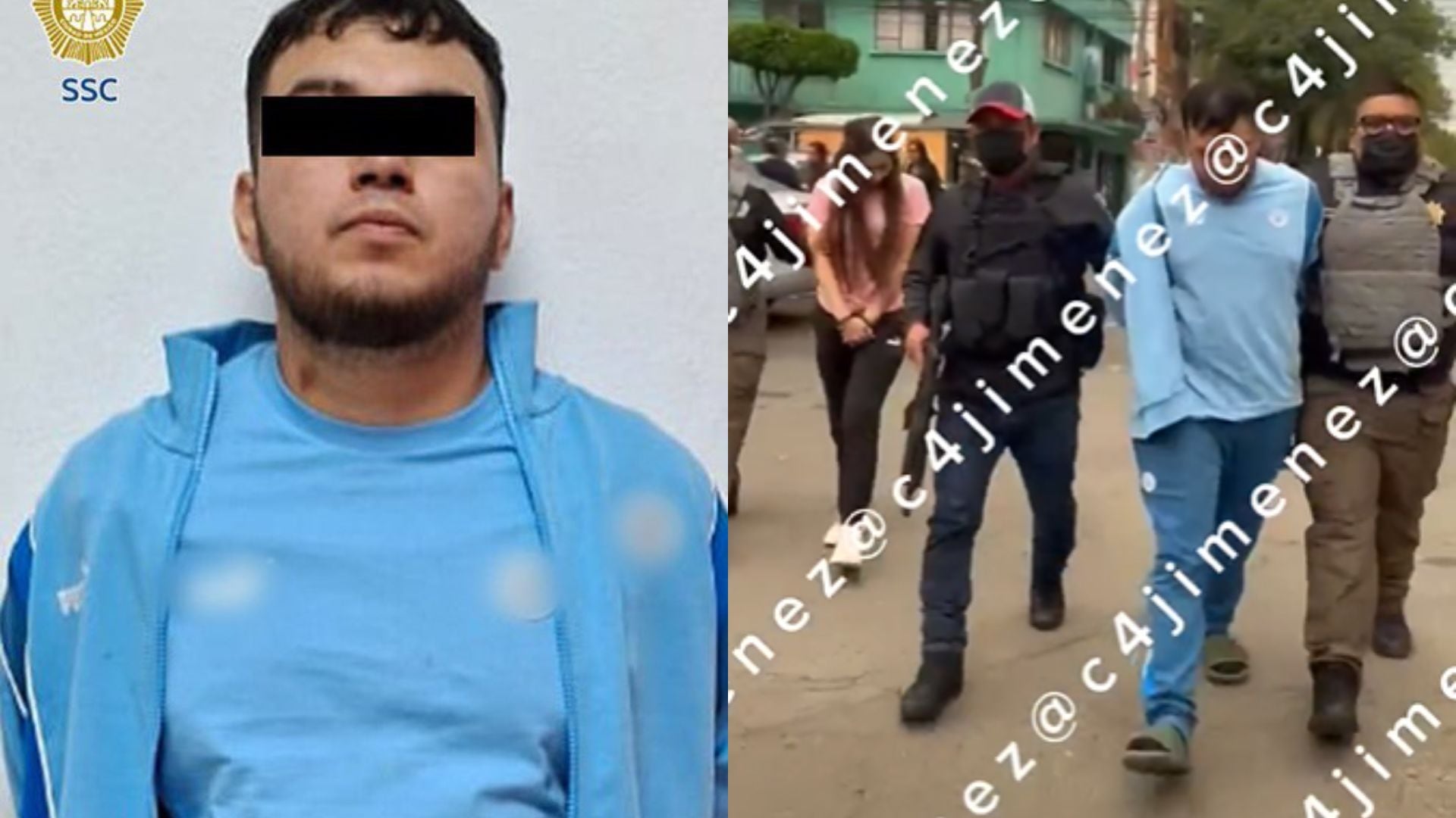 El Irving, líder de La Unión Tepito. (SSC/C4Jimenez)