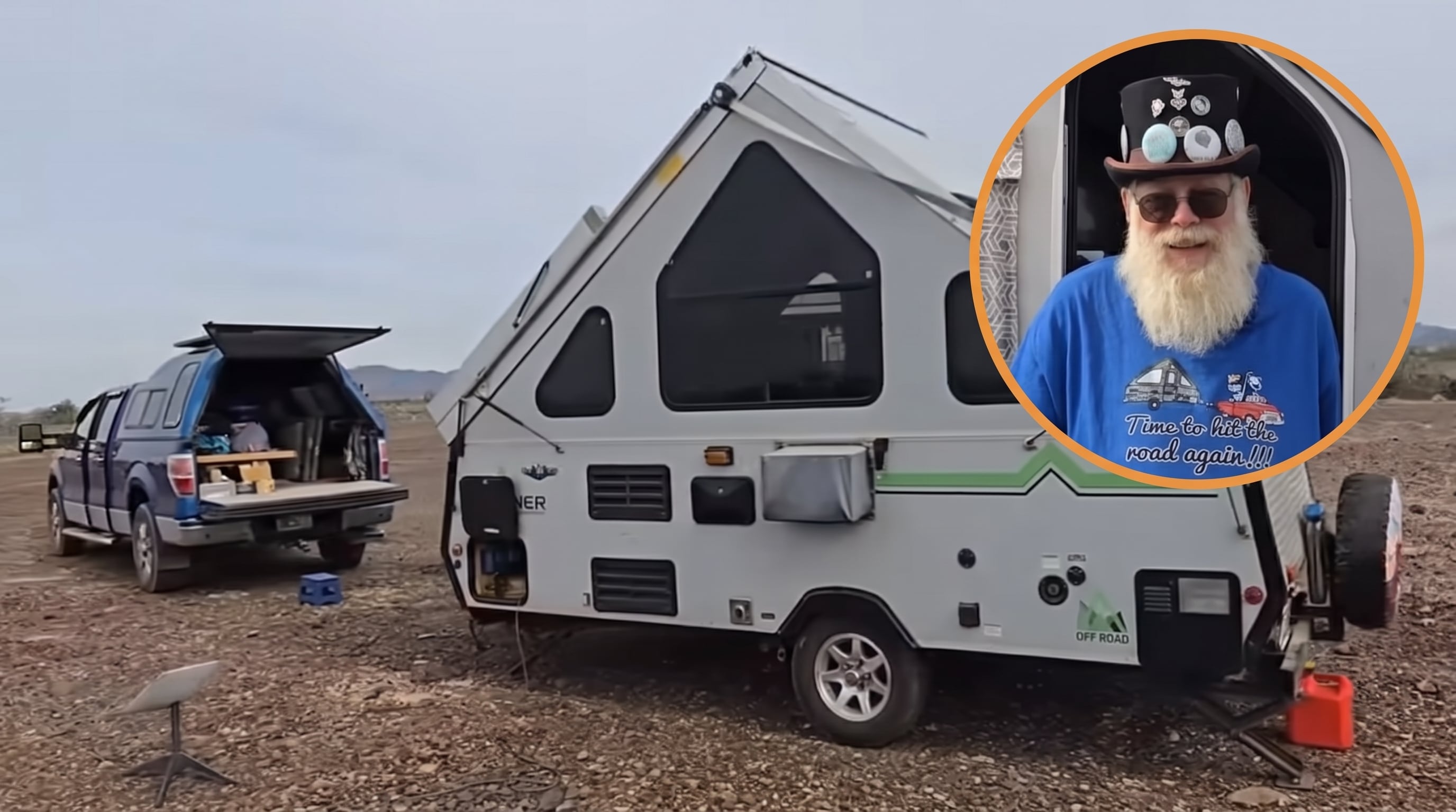 Tiene 71 años, vive en un motorhome desde 2018 y ya visitó 284 parques nacionales: “Es una vida maravillosa en la jubilación”
