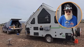 Tiene 71 años, vive en un motorhome desde 2018 y ya visitó 284 parques nacionales: “Es una vida maravillosa en la jubilación”