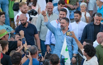 Santiago Abascal, candidato de Vox,