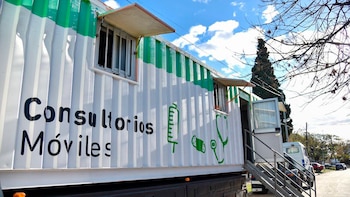 Uno de los consultorios móviles