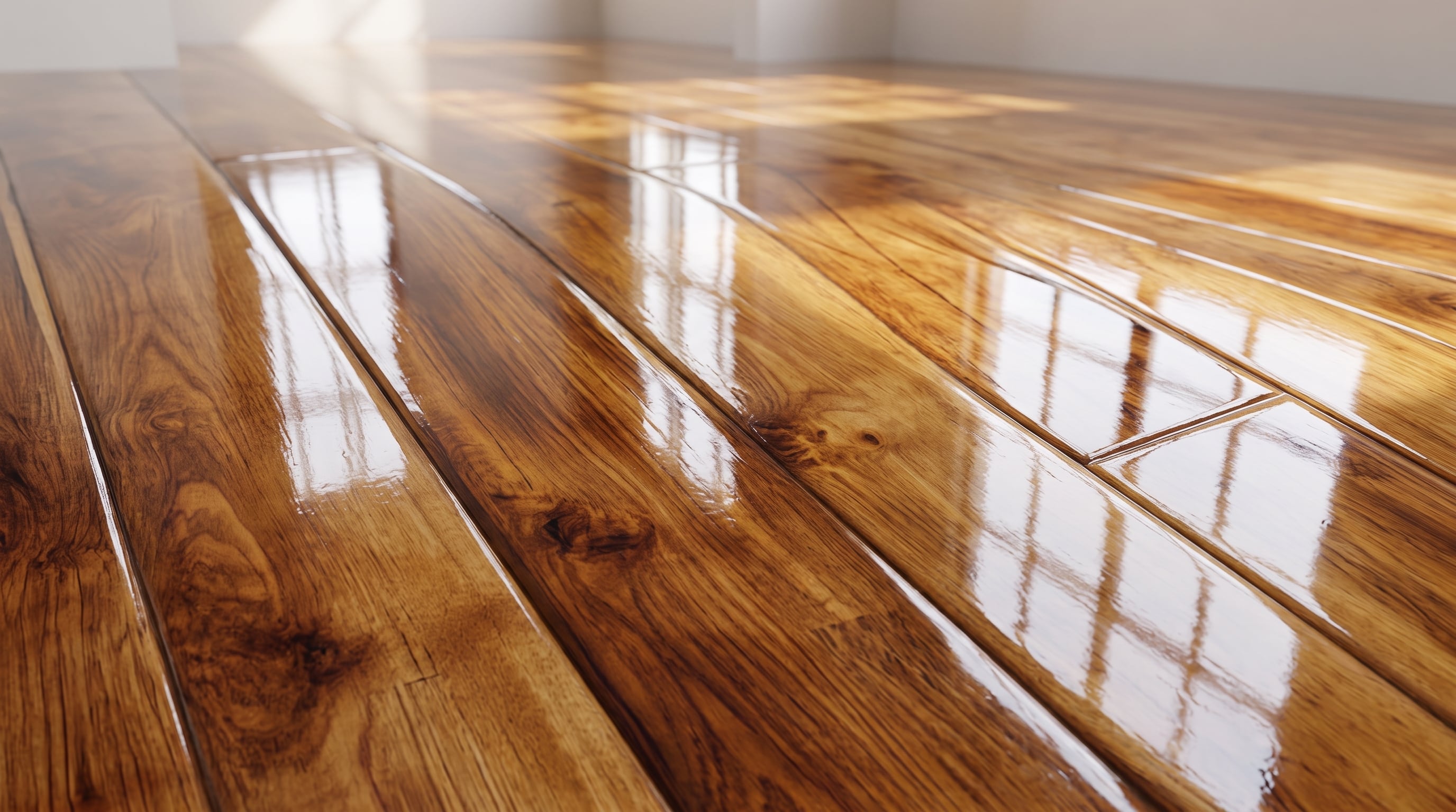 Un piso de madera bien barnizado refleja la luz natural cuando recibe el cuidado adecuado. (Imagen Ilustrativa Infobae)