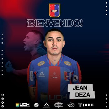 Jean Deza fue presentado como