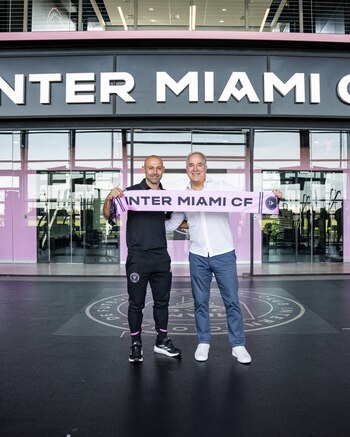 Mascherano, junto a Jorge Mas
(@InterMiamiCF)
