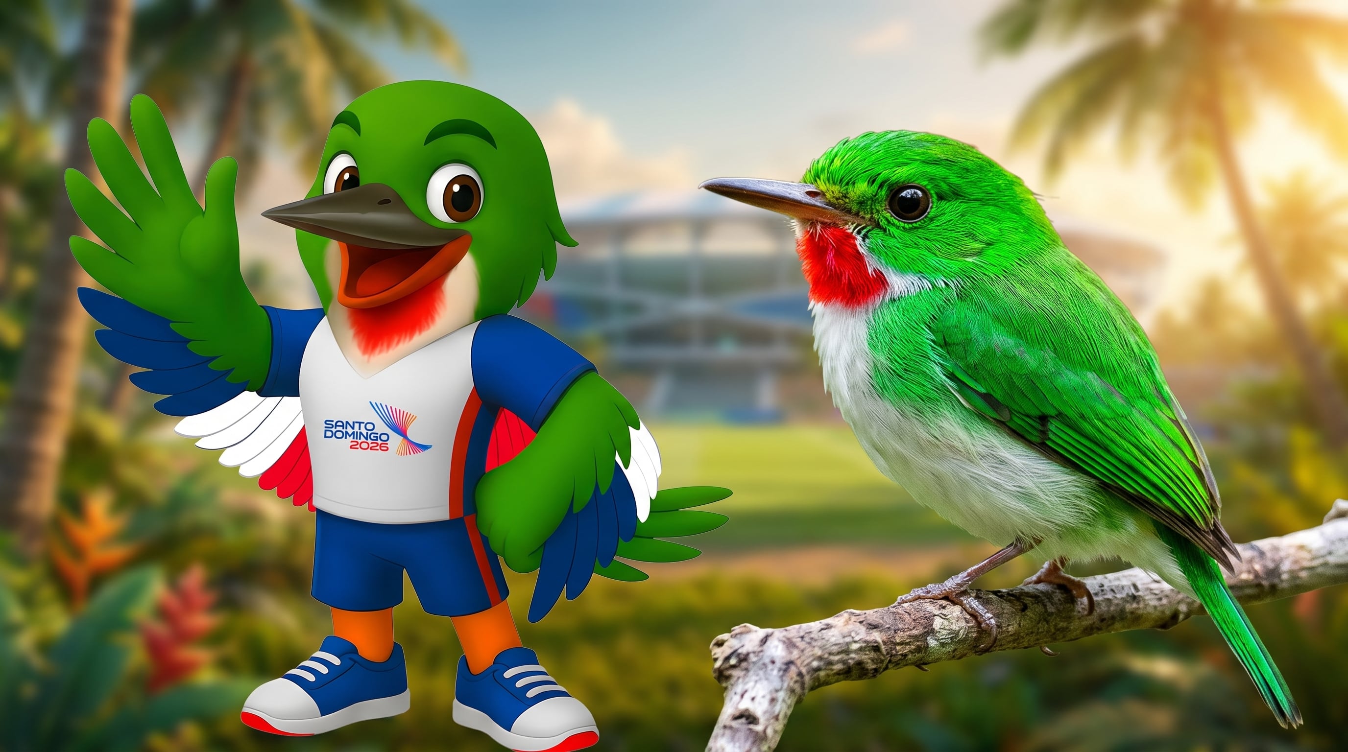 ¿Cómo es el barrancolí? El ave que da vida a Colí, la mascota de Santo Domingo 2026