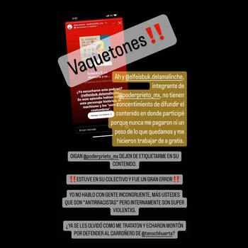 Elena Ríos contra Poder Prieto