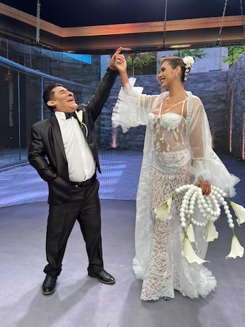 JB Noticias presentará este sábado 6 de junio una parodia sobre la boda de Karla Tarazona y Christian Domínguez, después de La Granja VIP por Panamericana.