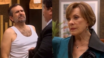 Al Fondo Hay Sitio:Francesca Maldini echó a Diego Montalbán. (América TV)