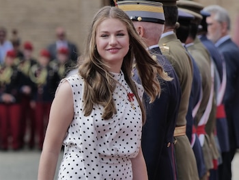 La princesa Leonor, en una