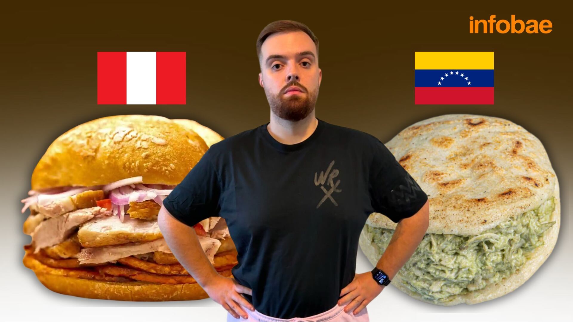 El pan con chicharrón de Perú y la arepa reina pepiada de Venezuela disputan una final histórica con más de 24 millones de votos acumulados en las principales plataformas sociales. - Crédito: Infobae Perú