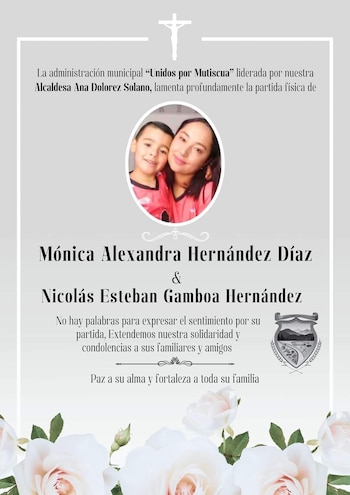 La alcaldía lamentó la muerte