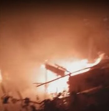 6 viviendas afectadas por la