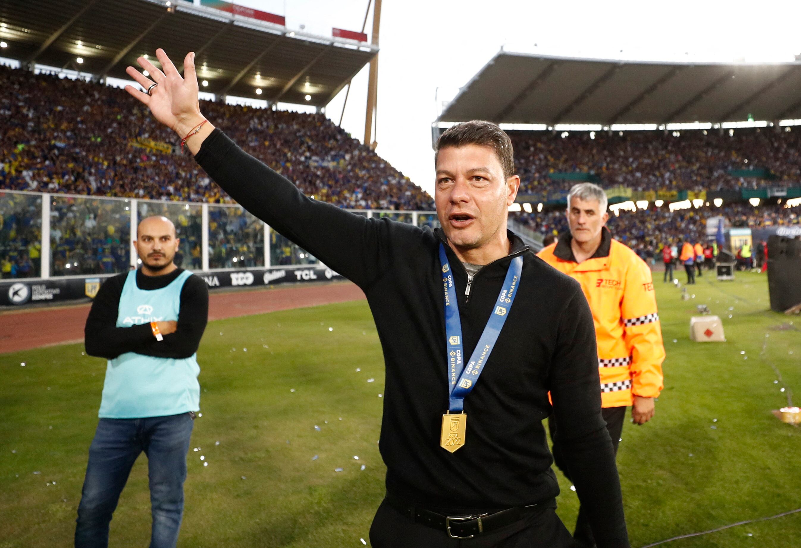 Sebastián Battaglia ganó tres títulos como entrenador de Boca Juniors