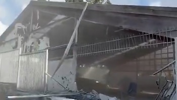 Un misil lanzado por el grupo terrorista Hezbollah dañó instalaciones deportivas de la ciudad israelí de Nahariya