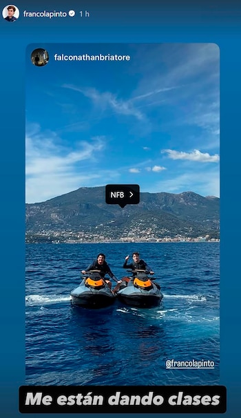 El posteo de Franco Colapinto