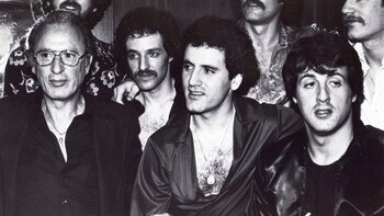 Sylvester Stallone junto Frank Stallone