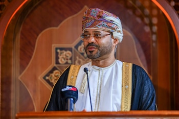 El ministro de Relaciones Exteriores de Omán, Badr al-Busaidi. (REUTERS/ARCHIVO)